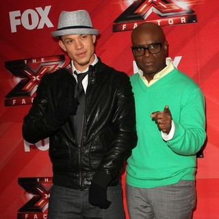 Chris Rene, L.A. Reid in FOX's The X Factor Press Conference