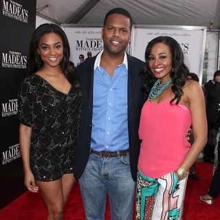 Alesha Renee, AJ Calloway, Janell Snowden in Tyler Perry's Madea's Witness Protection New York Premiere