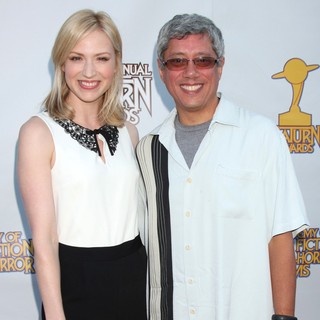 Beth Riesgraf, Dean Devlin in The 2012 Saturn Awards