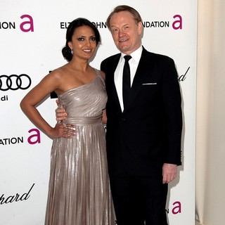 Allegra Riggio, Jared Harris in The 20th Annual Elton John AIDS Foundation's Oscar Viewing Party - Arrivals