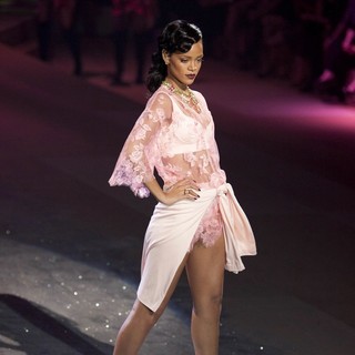 Rihanna in The 2012 Victoria's Secret Fashion Show - Inside