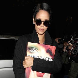 Rihanna in Rihanna Arriving Back at Her Hotel After An All Day Photoshoot