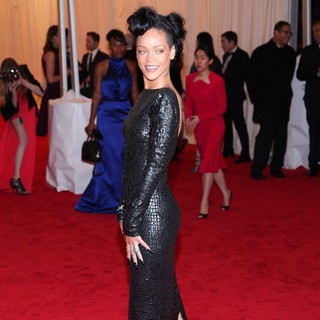 Rihanna in Schiaparelli and Prada Impossible Conversations Costume Institute Gala