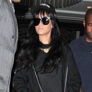 Rihanna in Rihanna Leaving Her Hotel