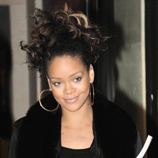Rihanna in Rihanna Is Seen Leaving Hotel Sofitel