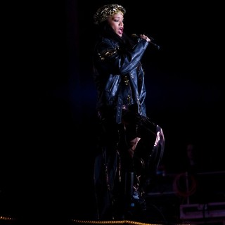 Rihanna in Rihanna Performing at Peace and Love Festival