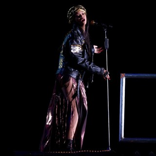 Rihanna in Rihanna Performing at Peace and Love Festival