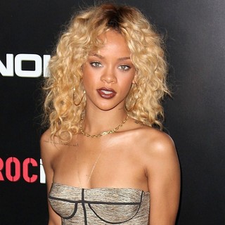 Rihanna in Roc Nation Pre-Grammy Brunch