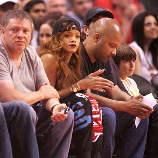 Celebrities Watch The Los Angeles Lakers vs The Los Angeles Clippers