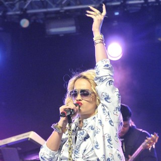 Rita Ora in BBC Radio 1's Hackney Weekend - Day 1