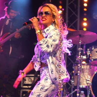 Rita Ora in BBC Radio 1's Hackney Weekend - Day 1