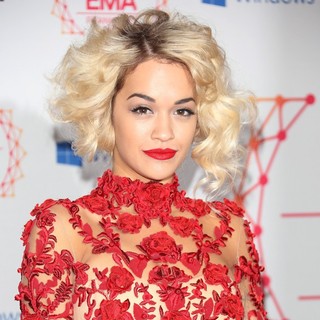 Rita Ora in The MTV EMA's 2012 - Arrivals