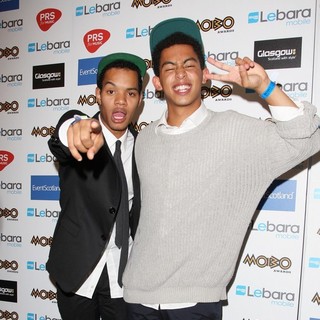 Rizzle Kicks in The MOBO Awards 2011 - Press Room