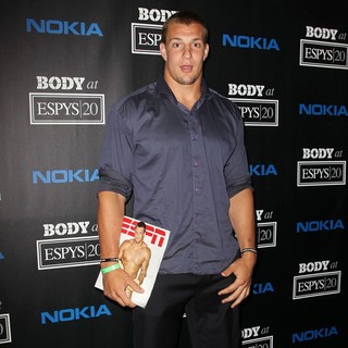 Rob Gronkowski in ESPN Body Issue Celebration Party