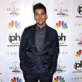 Rob Kardashian in 2012 Miss USA Pageant - Red Carpet