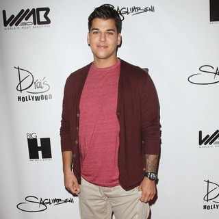 Rob Kardashian in World's Most Beautiful Magazine Launch