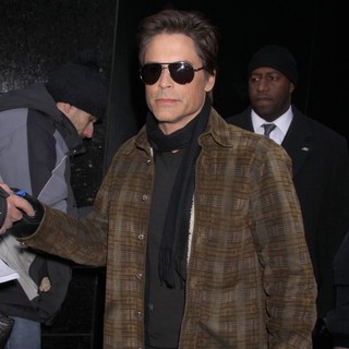 Rob Lowe in Celebrities Outside The ABC Studios for Good Morning America