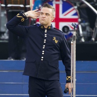 Robbie Williams in The Diamond Jubilee Concert
