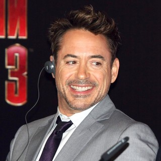 Robert Downey Jr. in Iron Man 3 Press Conference