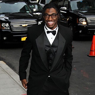 Robert Griffin III in The Late Show with David Letterman - Arrivals