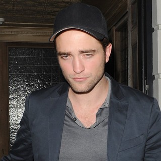 Robert Pattinson in Robert Pattinson Leaves A Restaurant in Mayfair