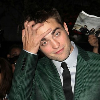 Robert Pattinson in The Premiere of The Twilight Saga's Breaking Dawn Part II