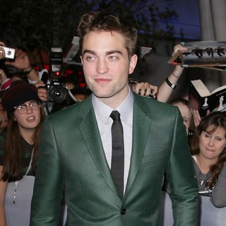 Robert Pattinson in The Premiere of The Twilight Saga's Breaking Dawn Part II