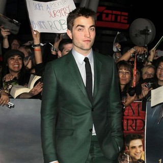 Robert Pattinson in The Premiere of The Twilight Saga's Breaking Dawn Part II