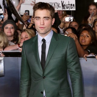 Robert Pattinson in The Premiere of The Twilight Saga's Breaking Dawn Part II