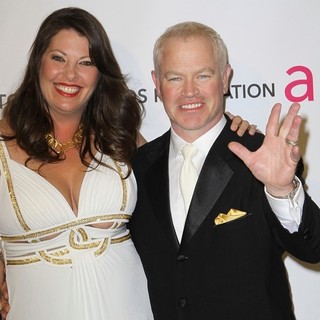 Ruve Robertson, Neal McDonough in 21st Annual Elton John AIDS Foundation's Oscar Viewing Party