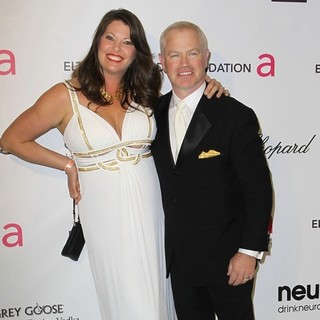 Ruve Robertson, Neal McDonough in 21st Annual Elton John AIDS Foundation's Oscar Viewing Party