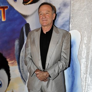 Robin Williams in Happy Feet Two Australian Premiere