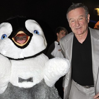 Robin Williams in Happy Feet Two Australian Premiere