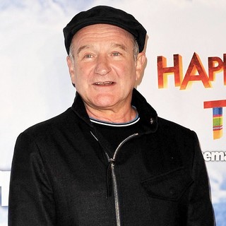 Robin Williams in Happy Feet 2 Australian Premiere