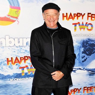 Robin Williams in Happy Feet 2 Australian Premiere