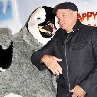 Robin Williams in Happy Feet 2 Australian Premiere