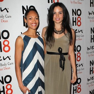 Cynthia Addai-Robinson, Katrina Law in NOH8 Celebrity Studded 4th Anniversary Party - Arrivals