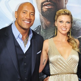 The Rock, Adrianne Palicki in G.I. Joe: Retaliation - Sydney Premiere