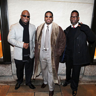 Boyz II Men in Celebrities Performs at The Rockefeller Center Christmas Tree Lighting