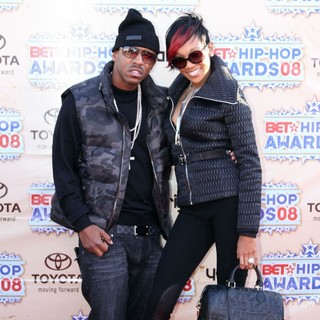 Rocko in BET Hip Hop Awards 2008 - Arrivals - rocko-monica-bet-hip-hop-awards-2008-01