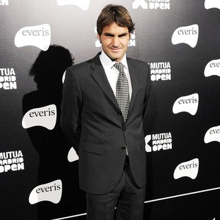 Roger Federer in Mutua Madrid Open 2011 Gala Dinner