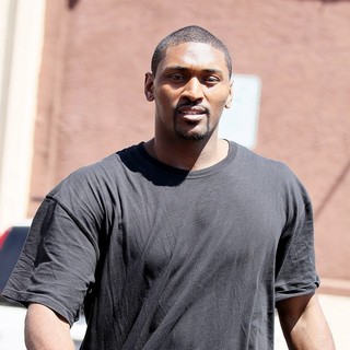 Ron Artest in Dancing with the Stars Celebrities Outside The Dance Rehearsal Studios