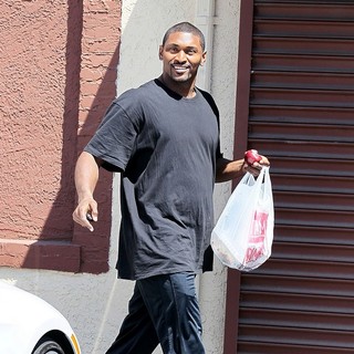 Ron Artest in Dancing with the Stars Celebrities Outside The Dance Rehearsal Studios