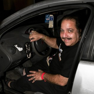 Ron Jeremy Smiles for The Camera Before Driving Off - ron-jeremy-smiles-for-the-camera-03