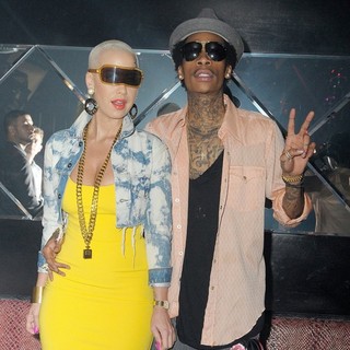 Amber Rose, Wiz Khalifa in Amber Rose and Wiz Khalifa Host A Party