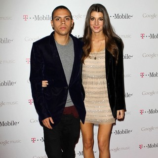 Evan Ross, Cora Skinner in Celebrity Magenta Carpet Arrivals at The Launch Party for Google Music Available on T-Mobile