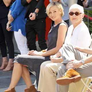 Portia de Rossi, Betty DeGeneres in Ellen DeGeneres Is Honored with A Star on The Hollywood Walk of Fame