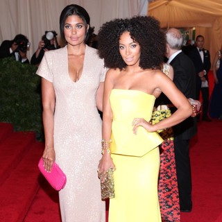 Rachel Roy, Solange Knowles in Schiaparelli and Prada Impossible Conversations Costume Institute Gala