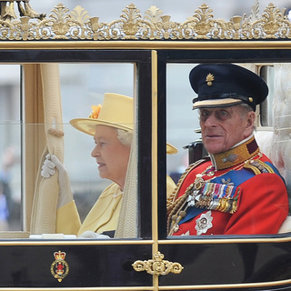 Queen Elizabeth II, Prince Phillip in The Wedding of Prince William and Catherine Middleton