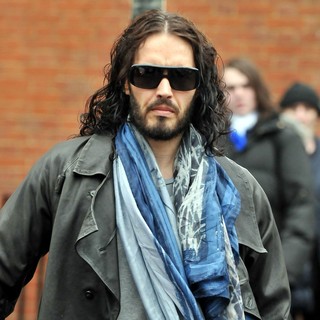 Russell Brand in Russell Brand Out and About in Central London